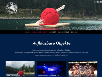 Bildschirmfoto Website Responsive Webdesign mobile friendly