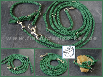 Reiterleine, Reitleine Set aus Paracord geflochten