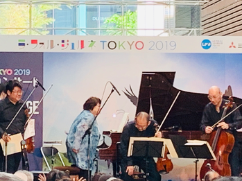 ジャスミンピアノ四重奏団 森田昌弘(vl)、西田史朗(va)、篠崎由紀(vc)、多喜靖美(p)