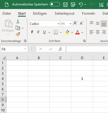 Excel fortlaufende Nummerierung