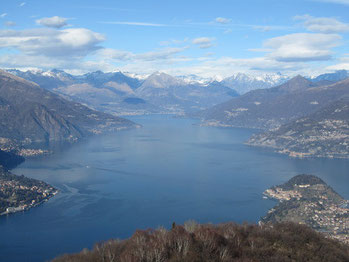 panorama dal monte Nuvolone