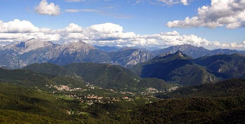 le Grigne viste dal triangolo lariano