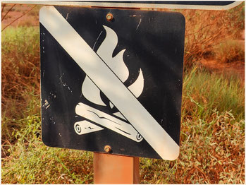 leider kein Campfire im Karijini Nationalpark