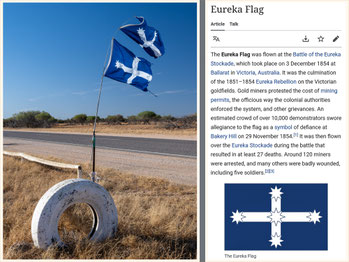 Wooramel Roadhouse, Roadtrip WA, Roadtrip Westaustralien, Eureka Flag