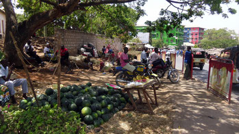 Malindi, Kenya. Vecchio mercato.