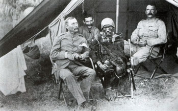 Lenana, un "uomo della medicina" masai intorno al 1890.