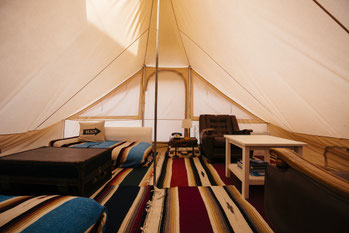 Cotton tentアウトドアリビング