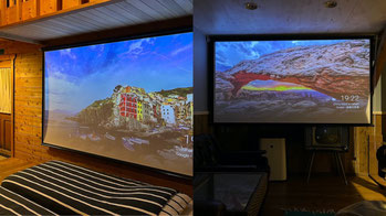 Trailer oneとTrailer twoのプロジェクター