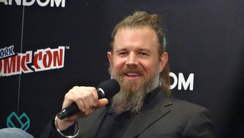 Ryan Hurst during his panel at New York Comic Con 2017