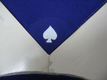 Restauración mesa de juego en madera de haya