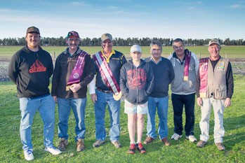 L to R - Colin Finn, Peter Finn, Paul Johnston, Max Sammon, David Jackel, Brian Sammon, Brian Reid.