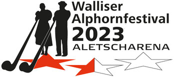 Logo du Festival valaisan de cors des Alpes 2023