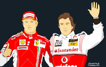 Kimi Räikkönen by Muneta & Cerracín