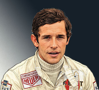 Jacky Ickx by Muneta & Cerracín