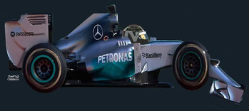 Nico Rosberg by Muneta & Cerracín - Mercedes W05 de 2014