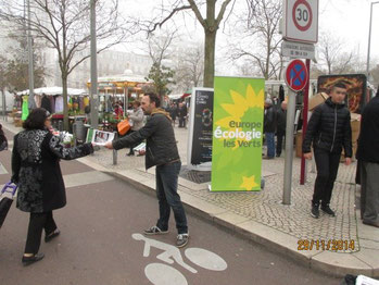 Samedi 29 novembre 2014 : opération " vague verte " à St-Chamond