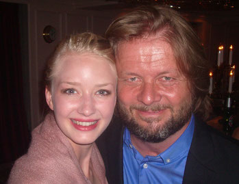 Mit der Tänzerin Eileen - Christian Knudsen, Zauberer in Hamburg