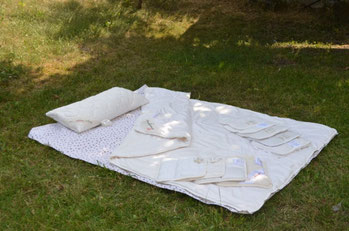 Biobett, Biodecke, Biozudecke, Biokissen, Ökozudecke, Ökodecke, Biolatexkissen, Wollunterbetten, Biounterbetten, Ökounterbetten, Naturfaserzudecken, Naturkissen, Naturzudecken, Latexkissen, Naturlatexkissen alle mit Biomilbenschutz