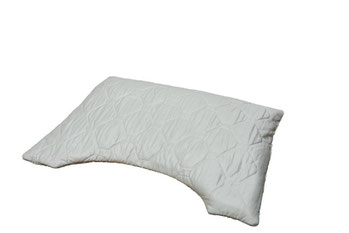 Ergonomiekissen 40/80 oder 60x80 cm in ergonomischer Hörnchenform besonders für Seitenschläfer