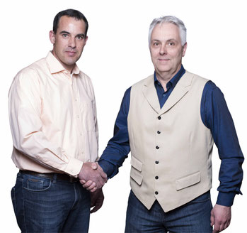 Von Links nach Rechts: Jörg Kohfeld und Jörg Ahlfeld
