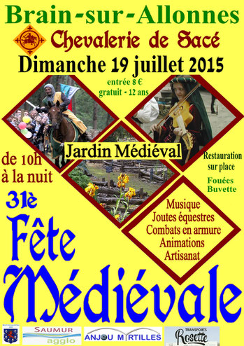 Projet d'affiche pour la fête médiévale