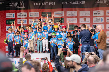 Tretroller-Event bei Eschborn-Frankfurt 2023