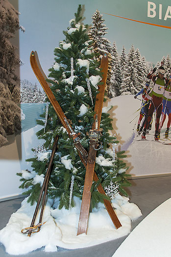 Winterdeko für BiathlonSimulator