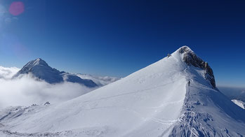die letzten Meter zum Gipfel des Kaiserwart (2033m)