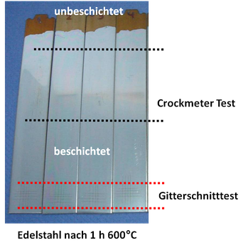 Wasserbasierter Anlaufschutz für Edelstahl bis 600 °C für Sprühen und Walzen