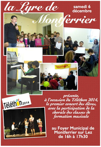 école de musique de montferrier sur lez concert telethon