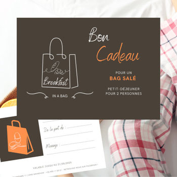 Breakfast in a Bag | Offrez un bon cadeau pour un bag petit déjeuner de votre choix !