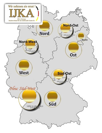 Bild: Stützpunkte IJKA- Germany