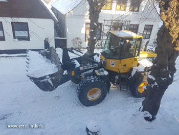 Ferienhaus Arnis Luth Lange Straße im Schnee, 03.03.2018