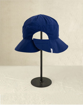 chapeau réversible en toile coton ou lin pour jardiner