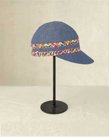 casquette en toile coton ou lin pour jardiner