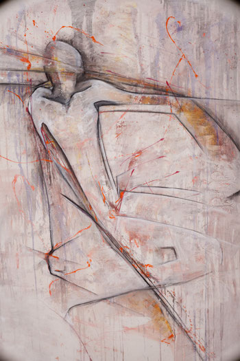 Acrylique sur drap