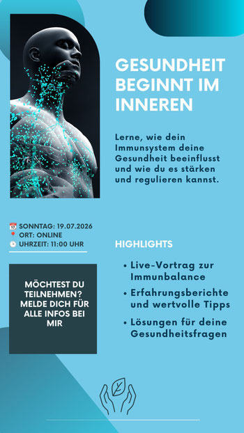Gesundheit beginnt im Inneren Vortrag Intelligente Moleküle