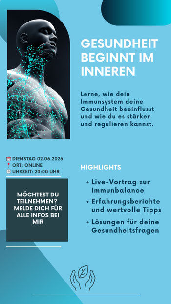 Gesundheit beginnt im Inneren Vortrag Intelligente Moleküle