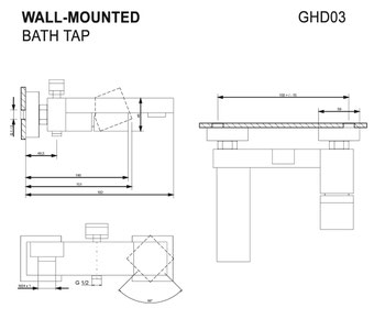 Wannenfüllarmatur GHD03