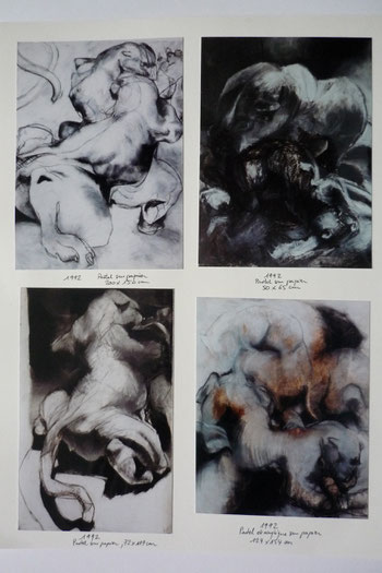 série "dévoration"- pastel