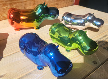 chrome sur plastique , chromage plastique , design , designer , artiste , peinture chrome, machine à chrome , machine à chromer, 