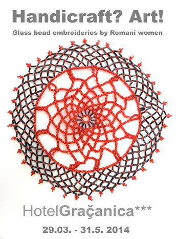 Handicraft? Art! Exhibition of Glass Bead Broideries at Hotel Gracanica, Pristina / Prishtina