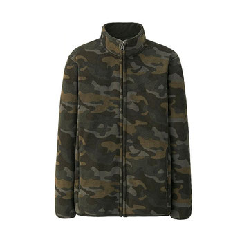 UNIQLO Men Fleece Camouflage Jacket