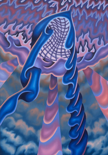 I Have Fought Against It, 2023, oil on canvas, 200 x 140 cm