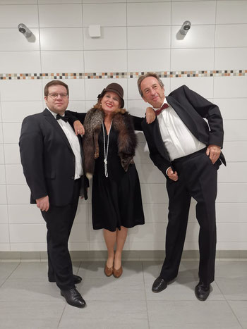 Mit Daniel Prandl und Martin Bärenz in der Sammeldusche- Stadthalle Bonndorf/ September 2024