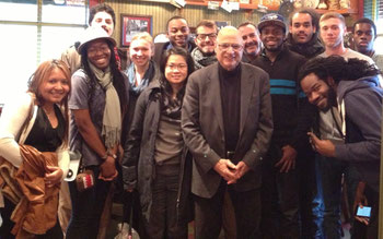 Some of our Young Leaders With Our Friend Dr. Campolo