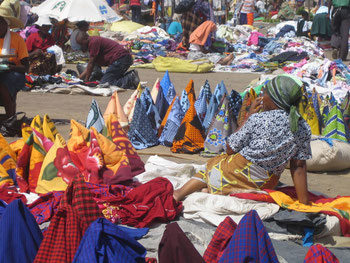 ein afrikanischer Markt