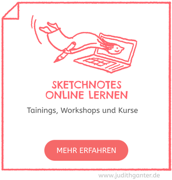 Sketchnotes online lernen - Trainings, Workshops, Kurse - Anfänger Fortgeschrittene