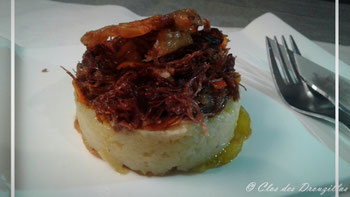 Effiloché de canard et sa chartreuse de patate