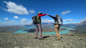 Geschafft: wir stehen auf dem Cerro Leon